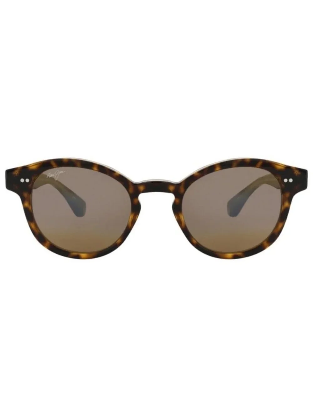 New Maui Jim Unisex Round/Oval Tortoise Tortoise Bronze Fashion Designer Sunglas